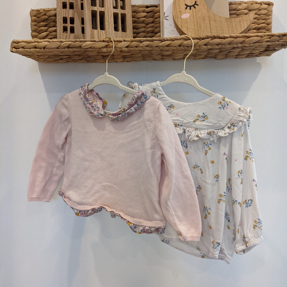 H&M baby girls tops